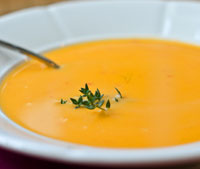 Soupe à la courge musquée